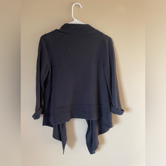 GAP Black Open Front Cardigan NWOT size small oversized - Picture 4 of 6